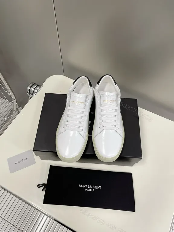 Crisp White Leather Sneaker: Luxury Everyday Style — view 1