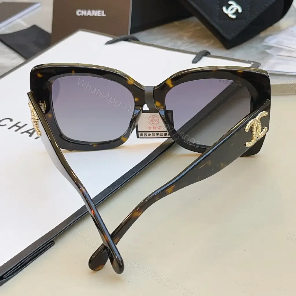 View 10 of Oversized Square Sunglasses in Tortoiseshell with Gradient Lenses