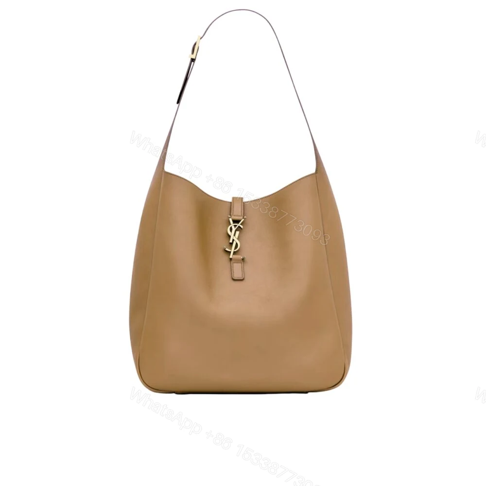 Saint Laurent Le 5 À 7 Soft Small Hobo Bag In Smooth Brown 27Cm — view 1