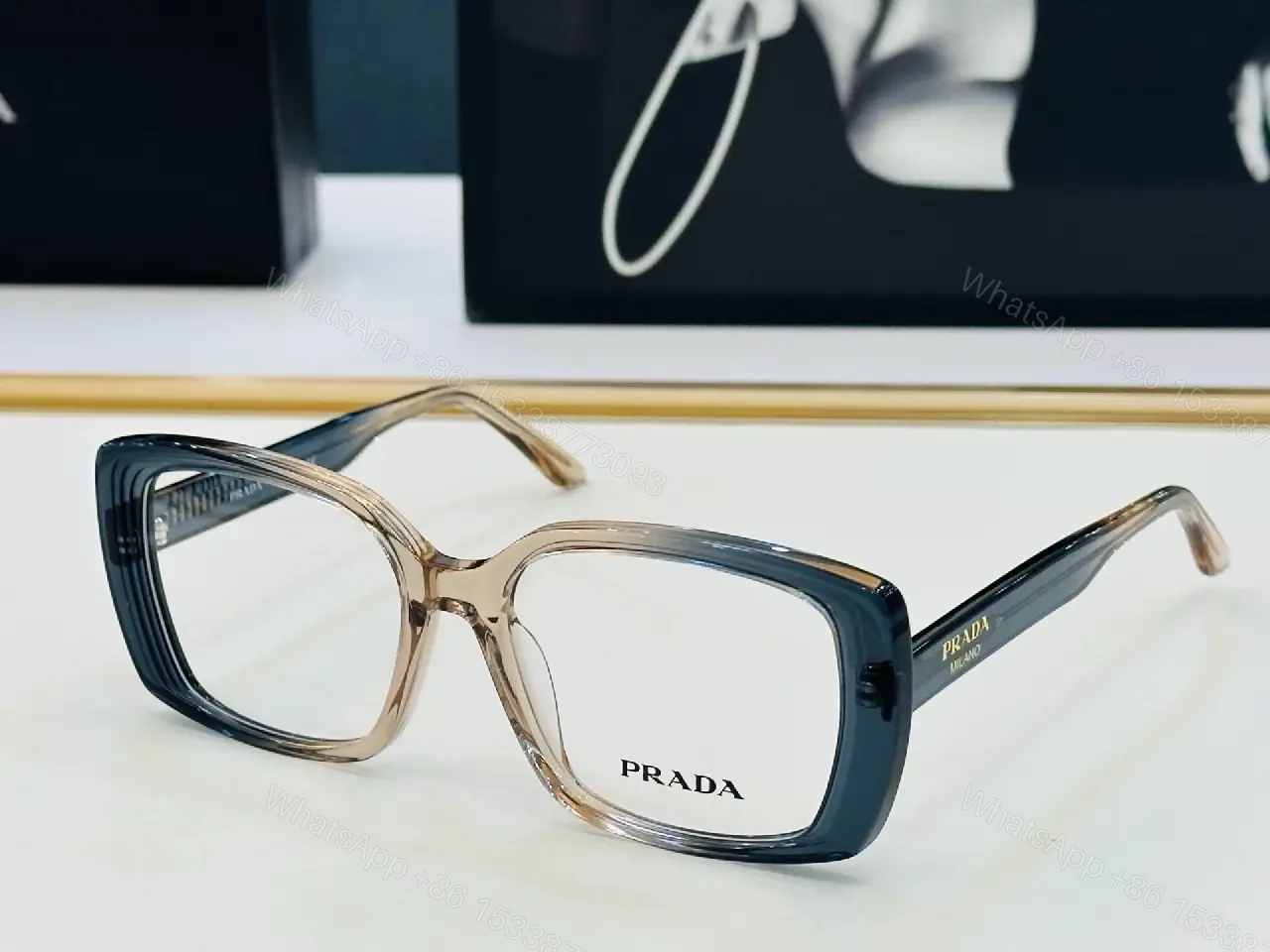 View 7 of Bold Black Acetate Square Sunglasses: Structured Luxury Eyewear