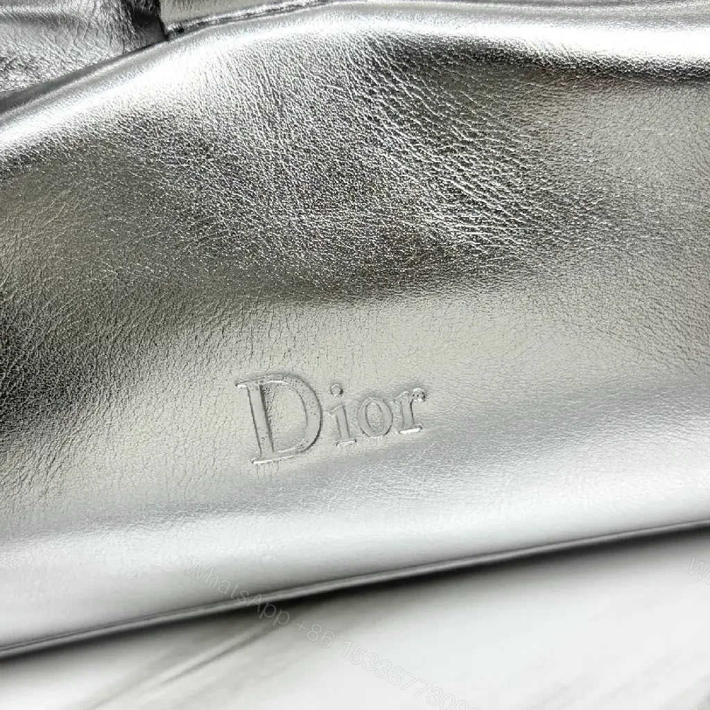 View 6 of Shimmer Metallic Bow Crossbody: Luxe Compact Crossbody Bag