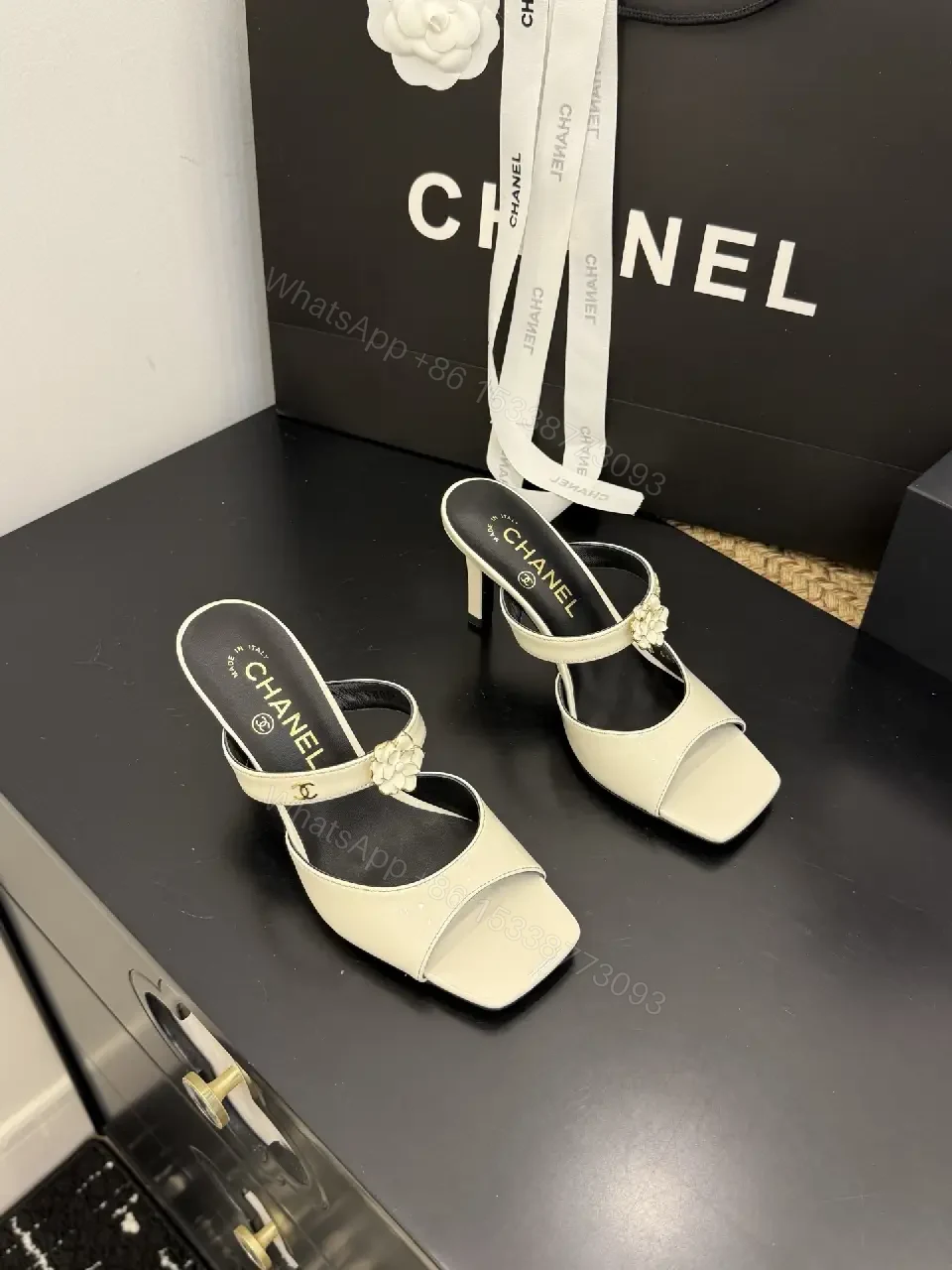 Beige Leather Strappy Sandals: Modern Luxury, Comfort Crucial — view 1