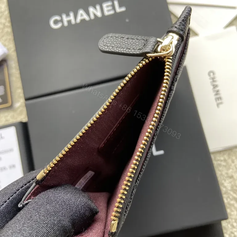 View 9 of Chanel Style Cardholder: Quilted Luxury in Compact Icon