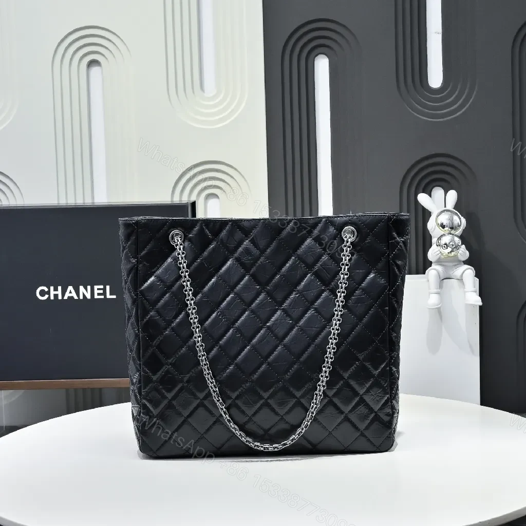 View 9 of Patchwork Quilted Tote: Modern Utility, Luxe Texture