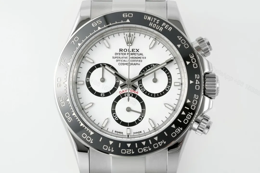 View 2 of JF Factory Clean Factory ZF Rolex Daytona White Dial Steel Watch