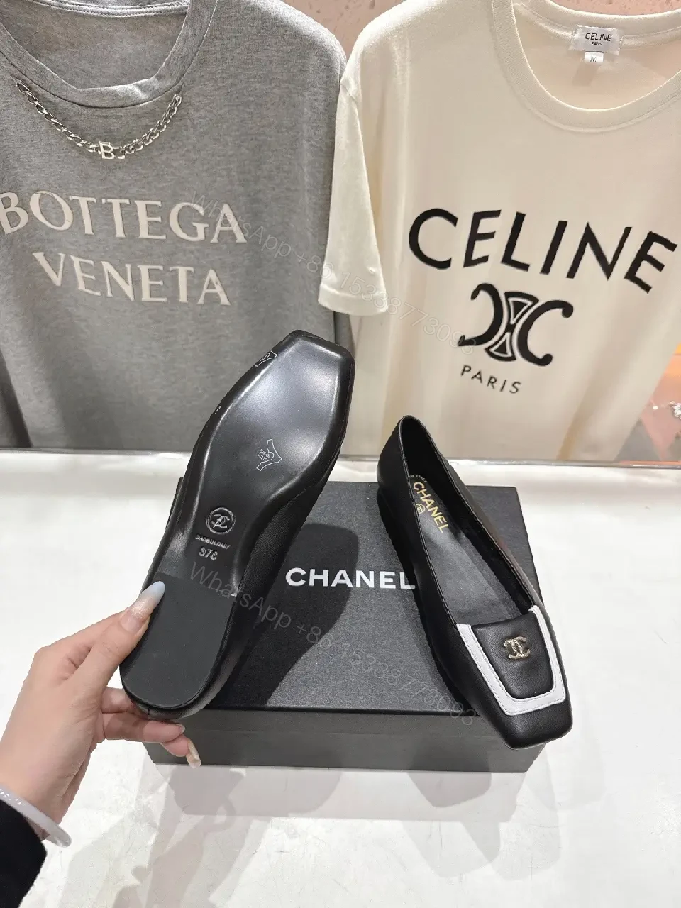 View 9 of Black Leather Loafers + Premium Leather + Minimalist + Signature Hardware + Loafers