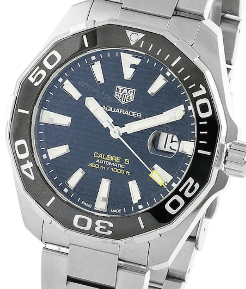 View 12 of Tag Heuer Aquaracer CALIBRE 5 Replica 43MM CERAMIC BEZEL MENS WATCH