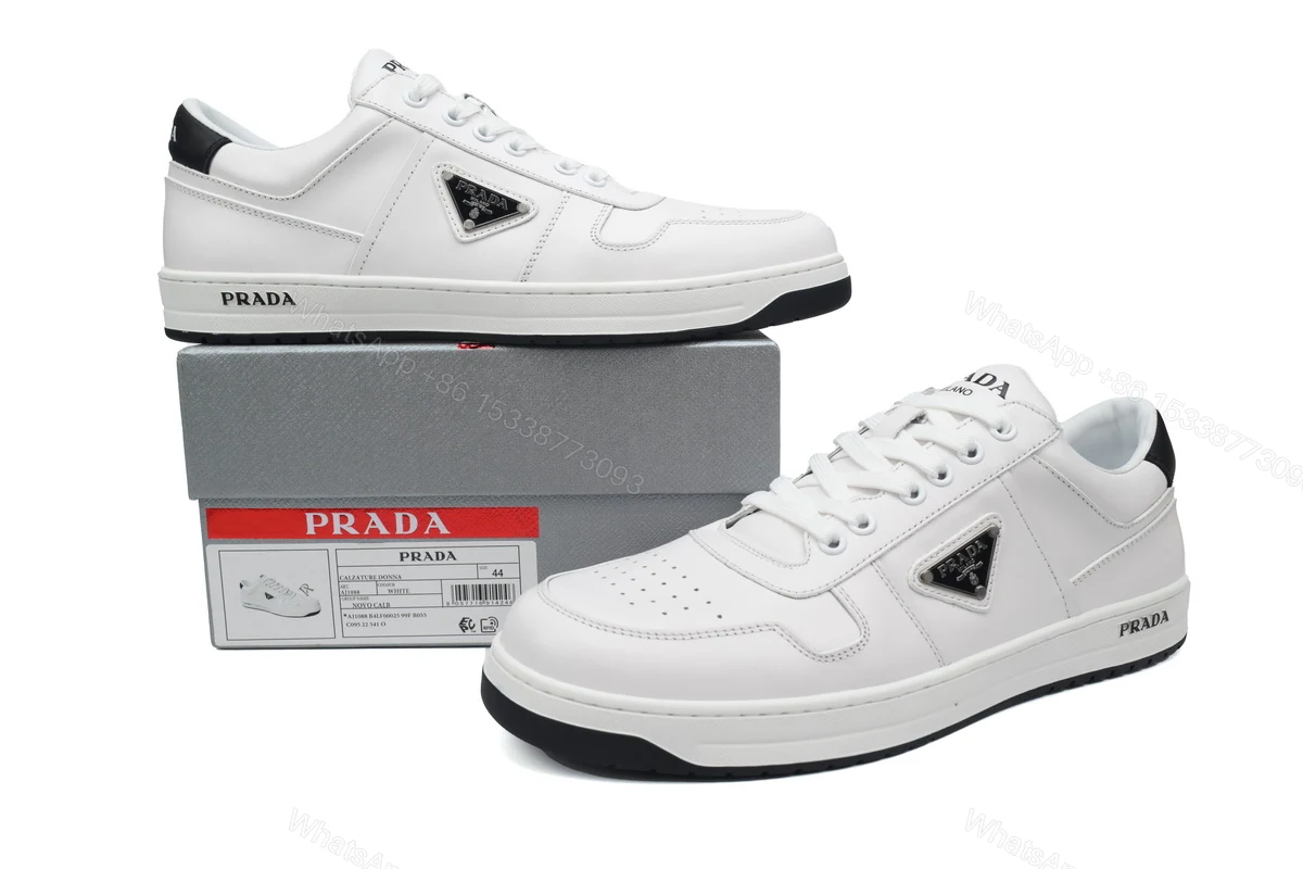Prada Downtown Low Sneakers White — view 2