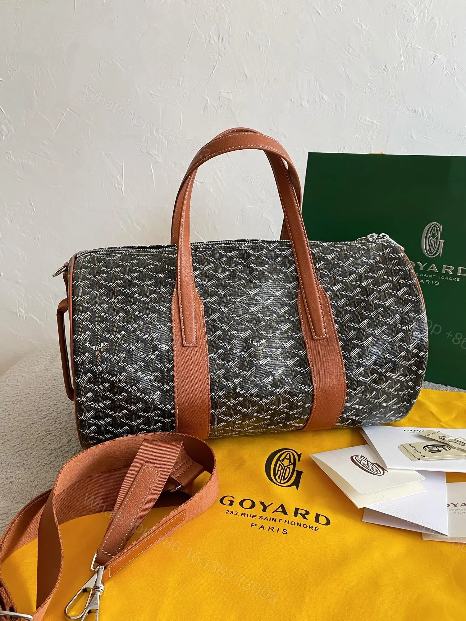 View 4 of Goyard 40 Barrel Sport Duffle Bag – Limited Stock