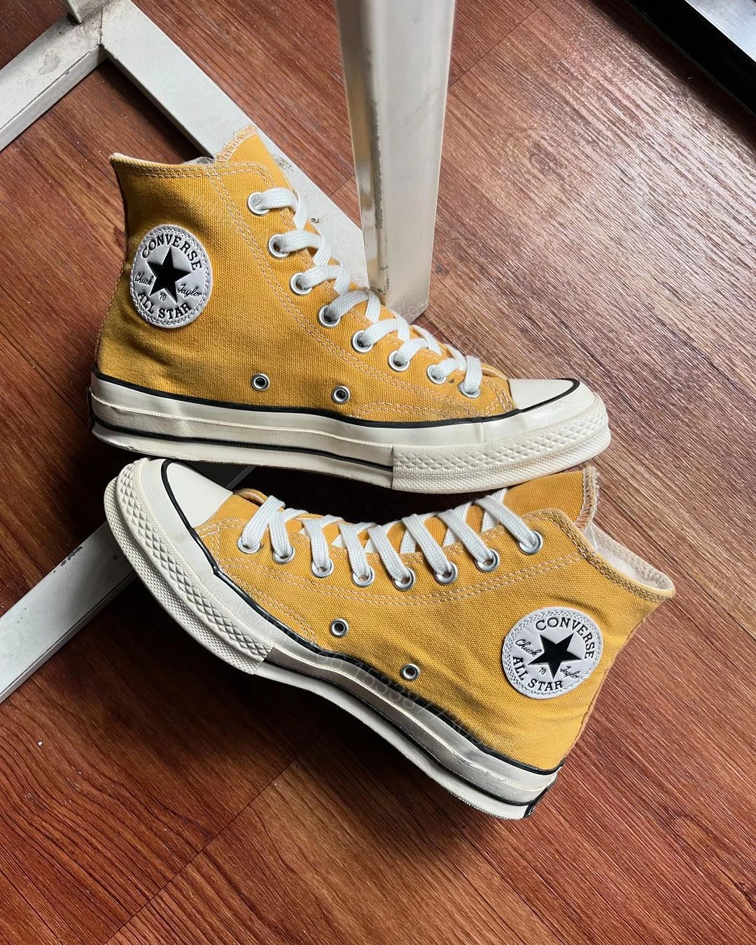 View 2 of FIRST COYP CONVERSE CHUCK 70 MID YELLOW FOR MEN