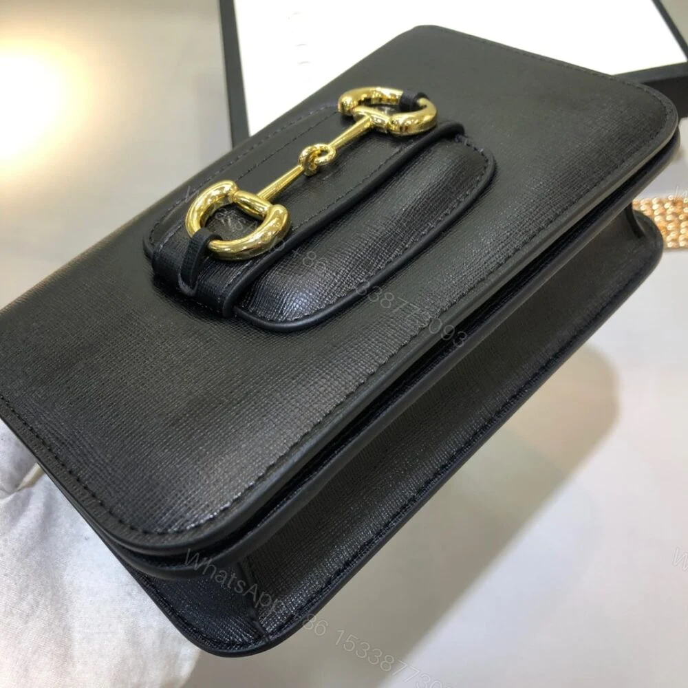 View 4 of Gucci Horsebit 1955 Wallet With Chain Black 20Cm 621892 0YK0G 1000