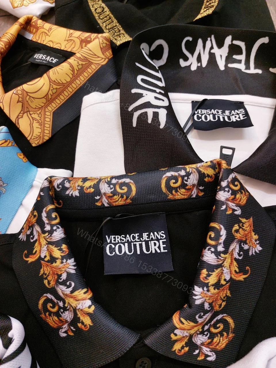 View 15 of FIRST COPY Versace Latest 2025 Imported Quality Exclusive Polo Tees