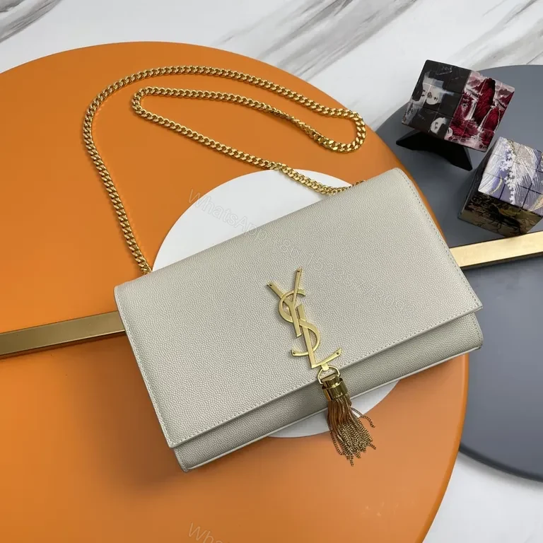 Chic Soft-Grain Clutch: Gold-Hardware, Convertible Strap Bag — view 1