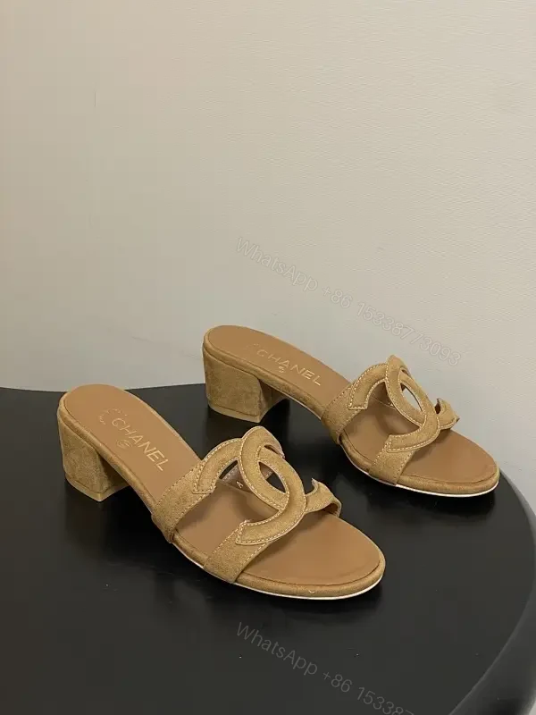 Open-Back Suede-Feel Block Heel Sandals: Chic Everyday Comfort — view 1