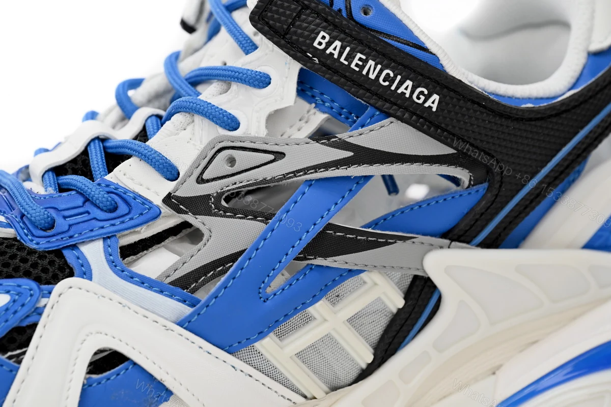 View 6 of Balenciaga Track 2 Sneaker Blue White 568614 W3AE2 4191