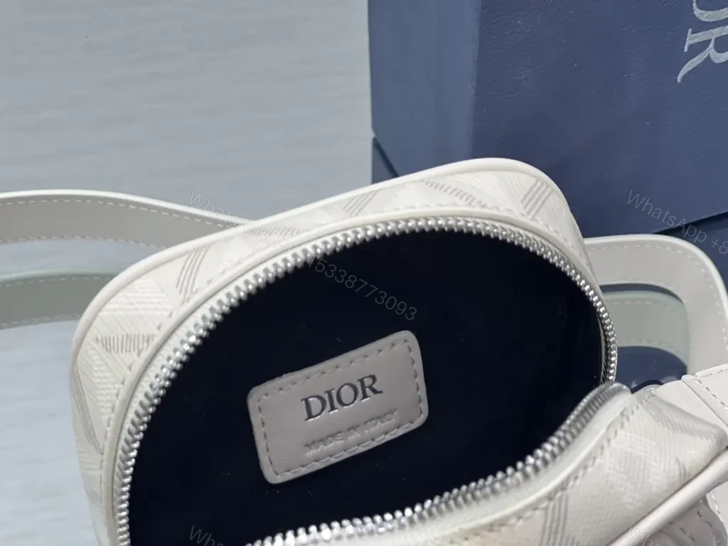 View 2 of Chic Oblique Crossbody Bag: Grey Dior Leather Trim