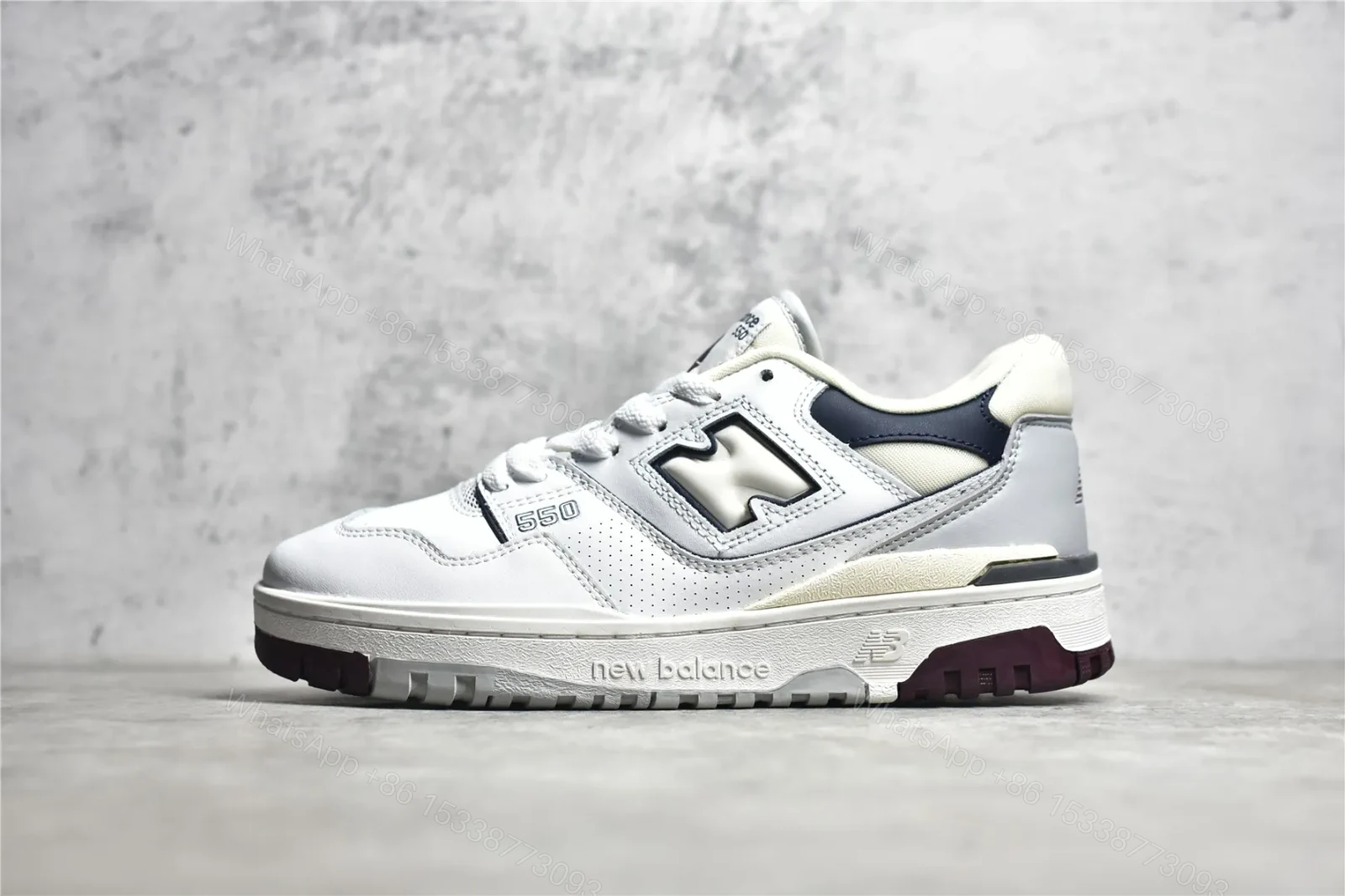 New balance 550 White and Blue — view 1