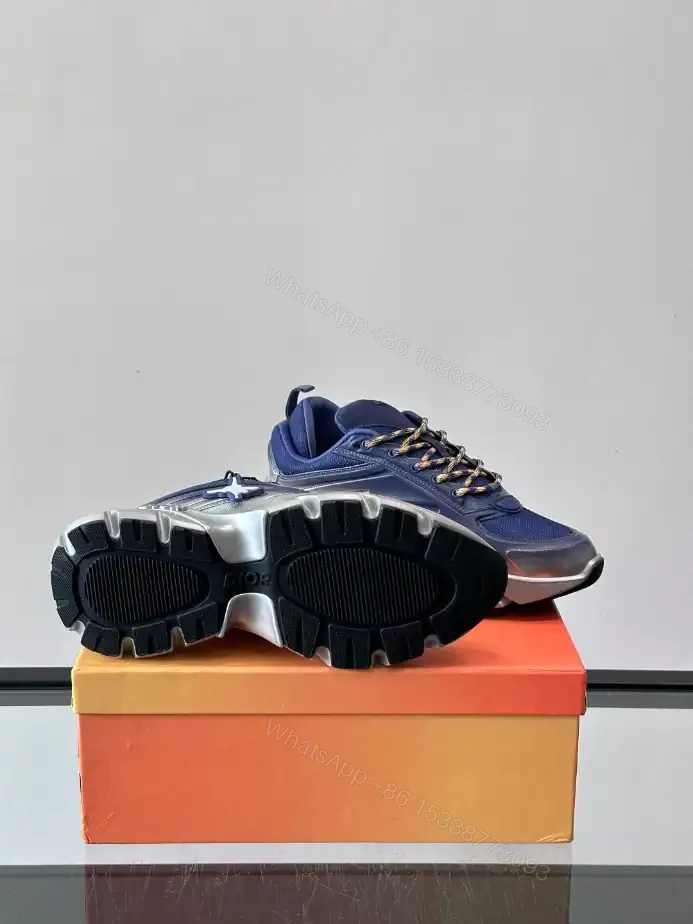 View 4 of DIOR B44 BLADE SNEAKERS GRADIENT BLUE AND SILVER-TONE – CD212