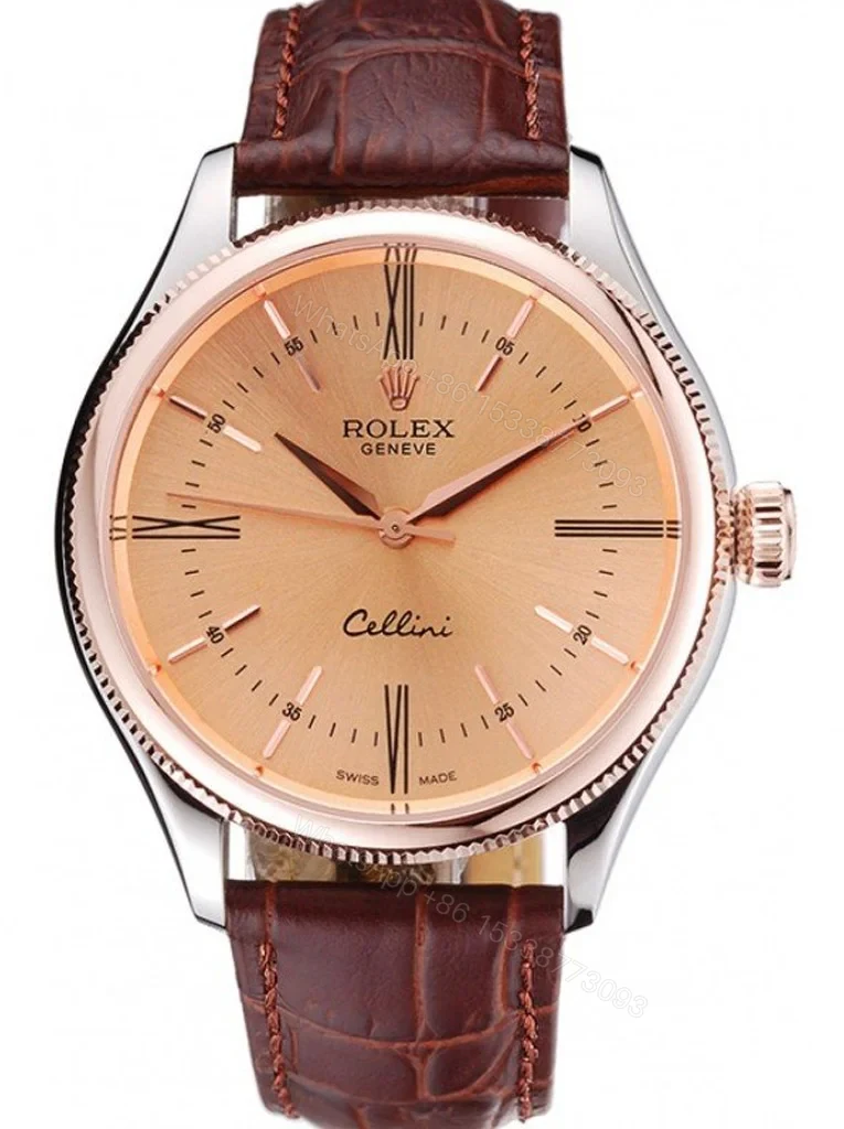 Replica Rolex Cellini Orange Dial 622840 — view 1