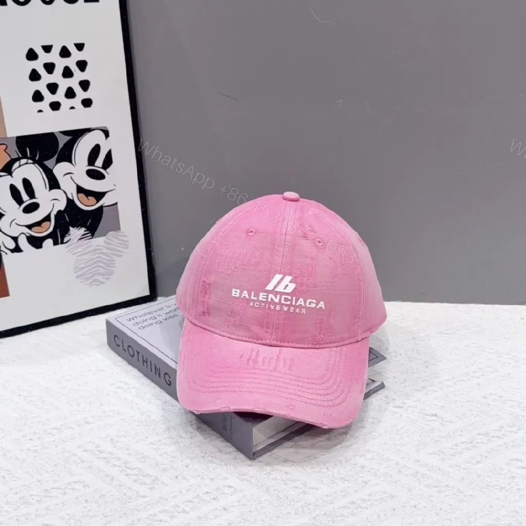 View 6 of Color-Block Cap: Premium Textured Embroidered Visor Cap