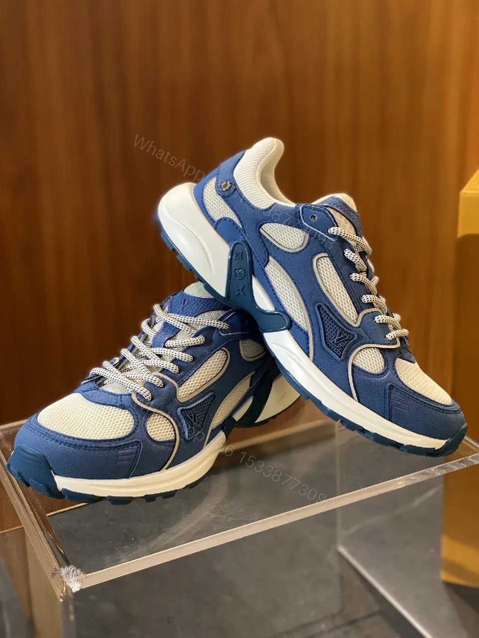 View 6 of Iridescent Tech High-Tops: Lightweight, Cushioned, Reflective Sneakers