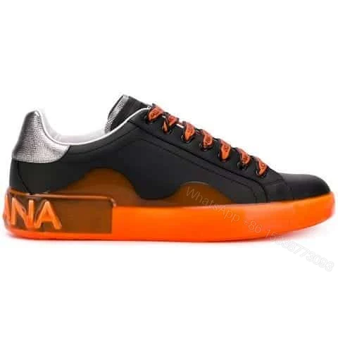 DOLCE & GABBANA PORTOFINO MELT SNEAKERS IN PRINTED NAPPA CALFSKIN – DG18 — view 1