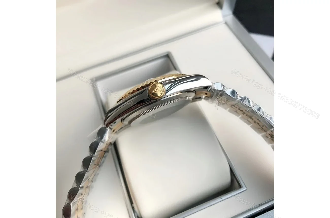 View 9 of Replica Rolex Datejust RG/SS Jub White/Dial 36/28 mm