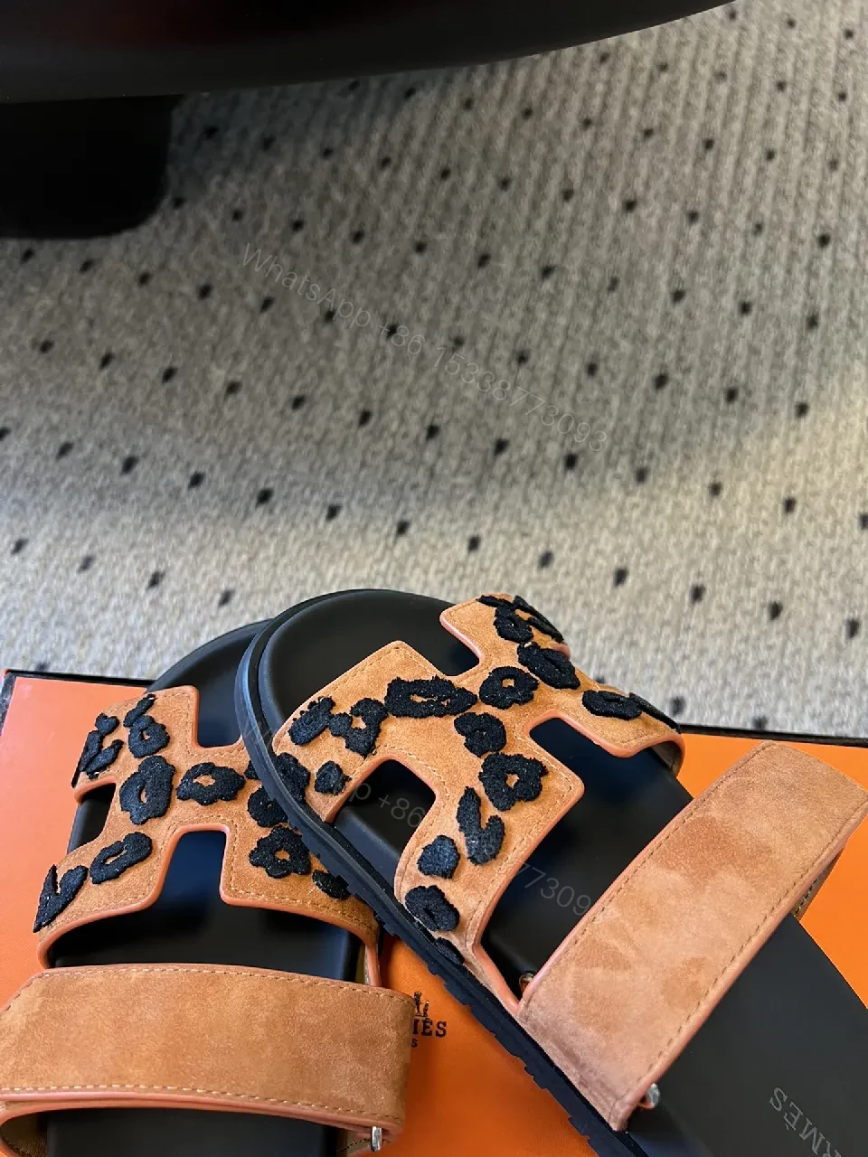 View 6 of Muted tan + suede-inspired + Sandal + All-day comfort + Slider sandal