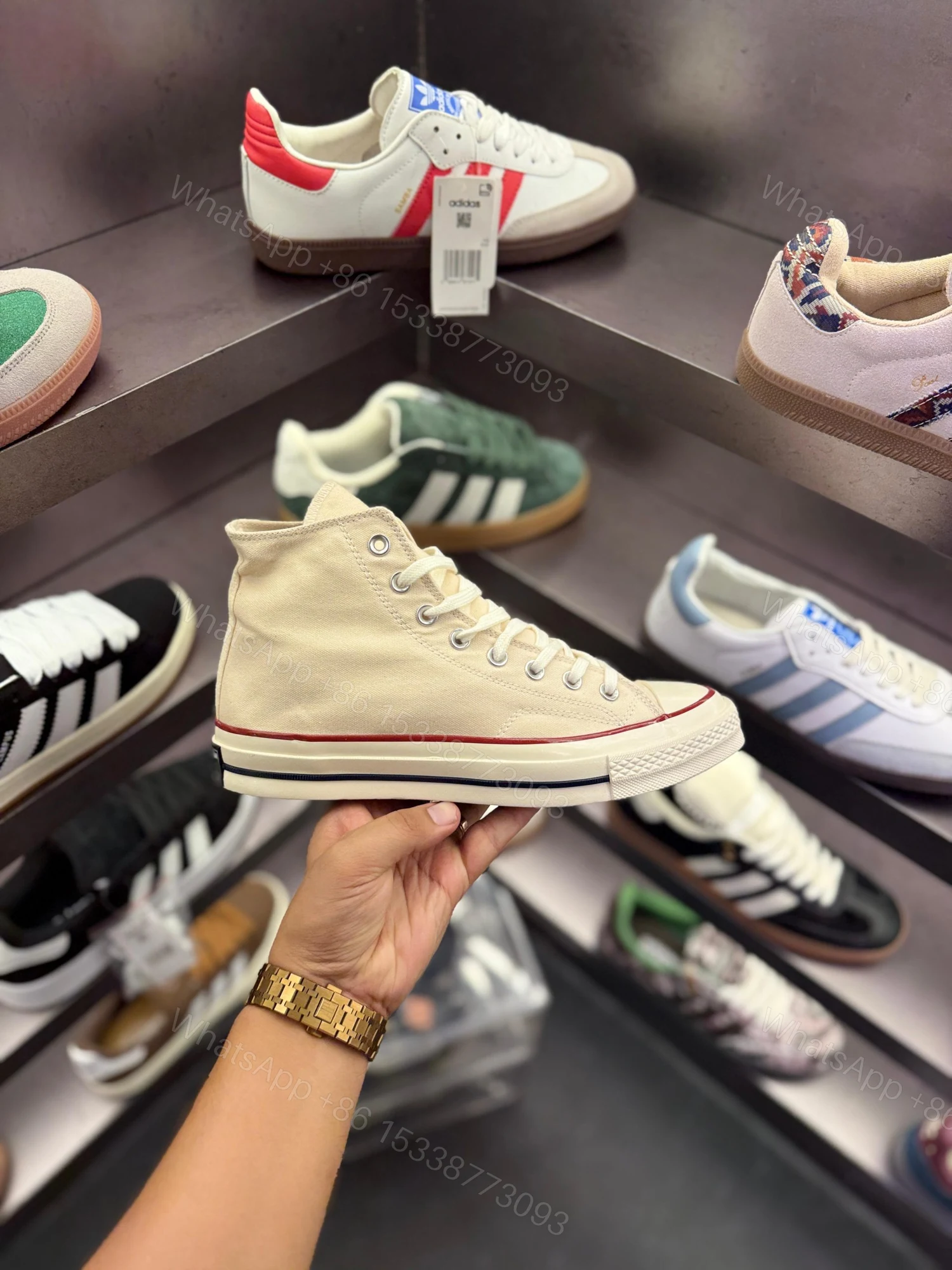 View 6 of FIRST COPY CONVERSE CHUCK 70 MID TRIPLE WHITE