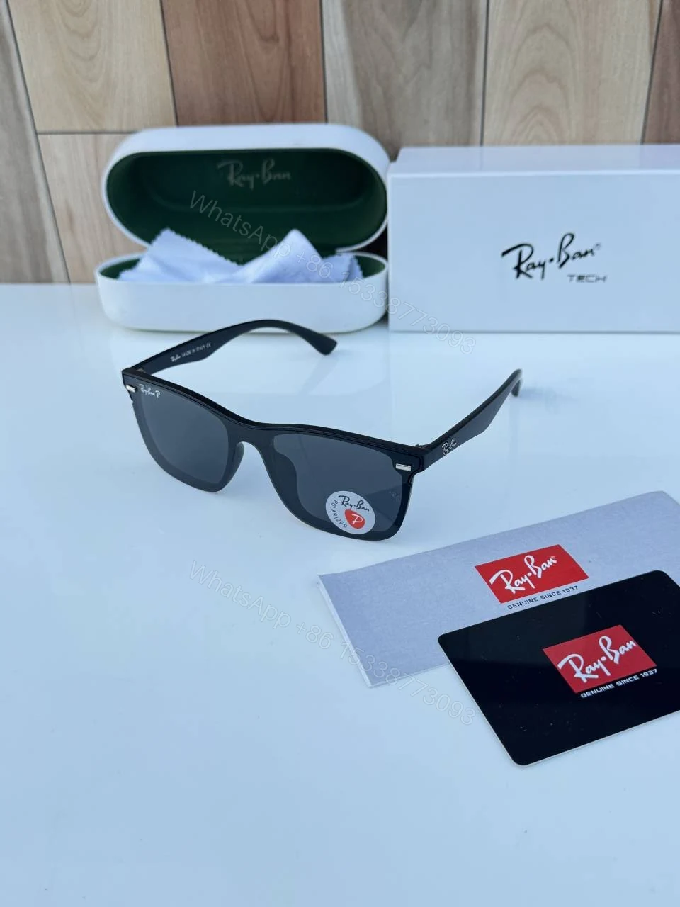 First Copy Ray Ban 4487 Black Premium Designer Sunglasses UV Protection Luxury Eyewear — view 1