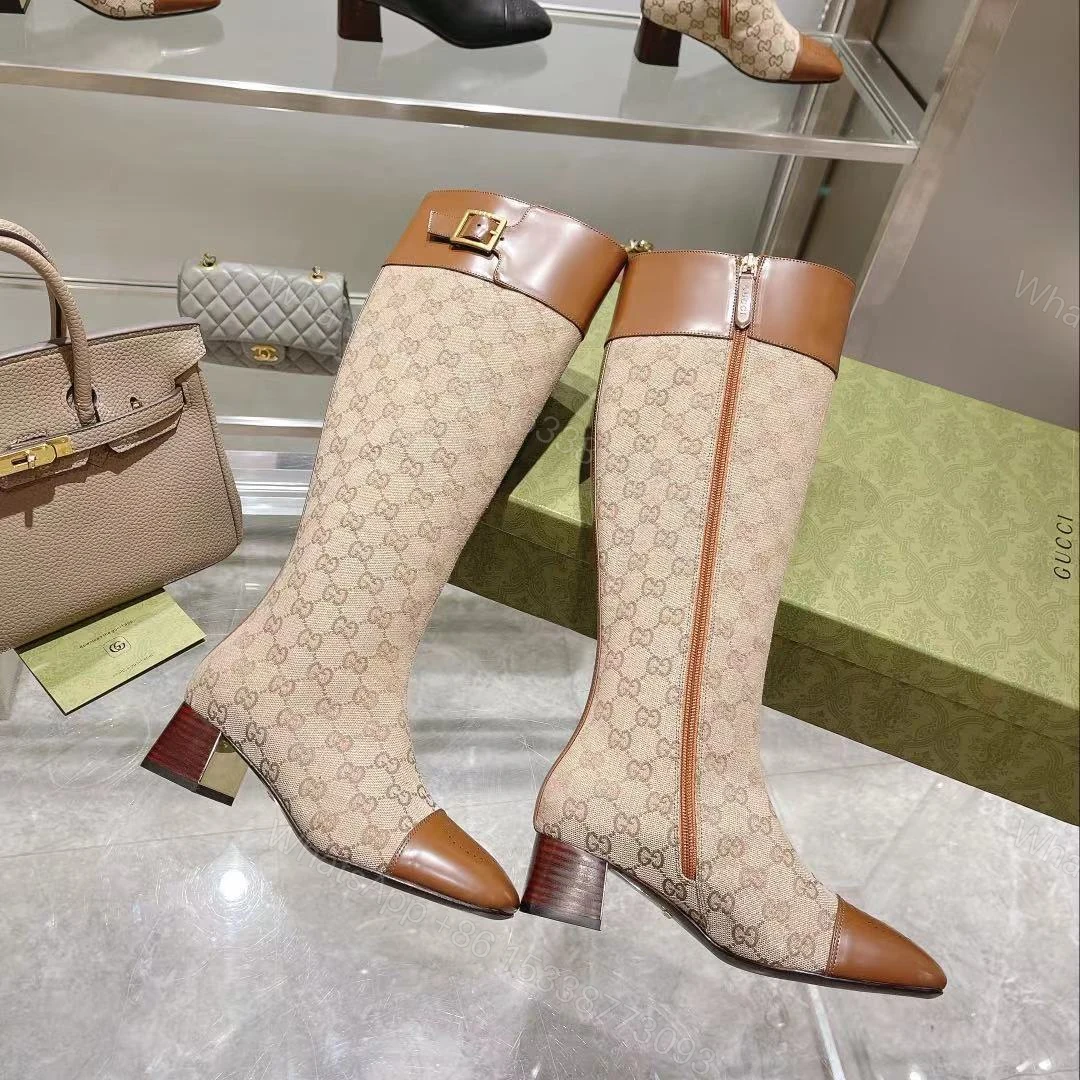 View 6 of GG Beige GG Supreme Boots