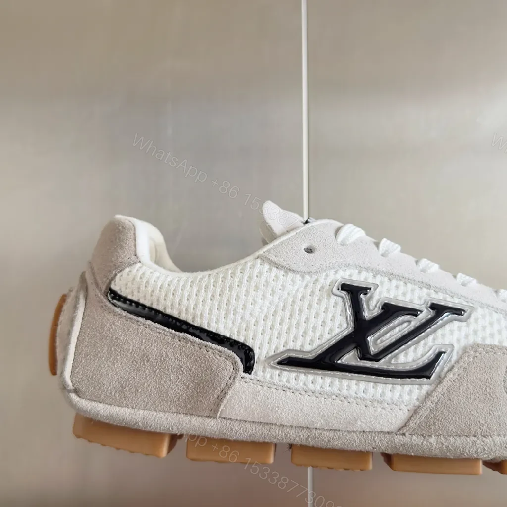 View 6 of Chic White Suede-Accented Luxury High-Tops: Signature Style