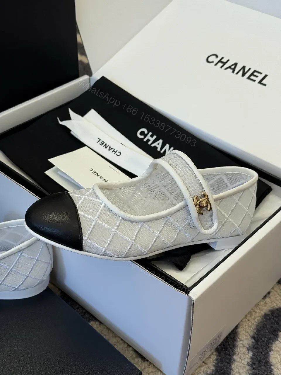 View 2 of Diamond-Quilt Mary Janes: Luxe Textured Comfort Shoes