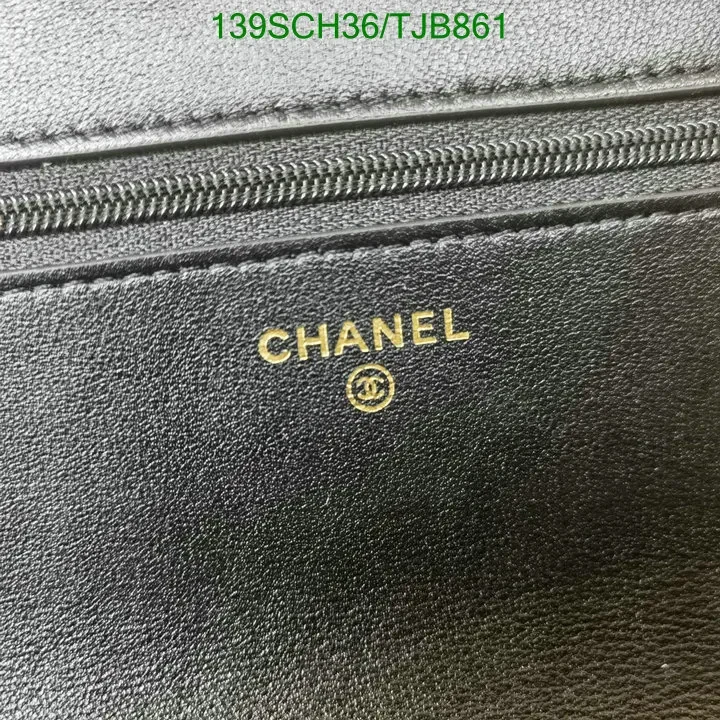 View 18 of Chanel Wallet On Chain in Lambskin Plexiglass Quilted with Black TJB861