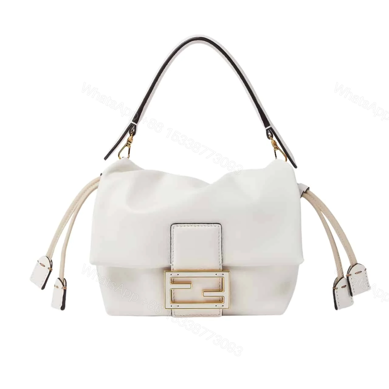 FENDI MAMMA BAGUETTE MEDIUM WHITE 18CM 8BS105ABVEF0K7E — view 1