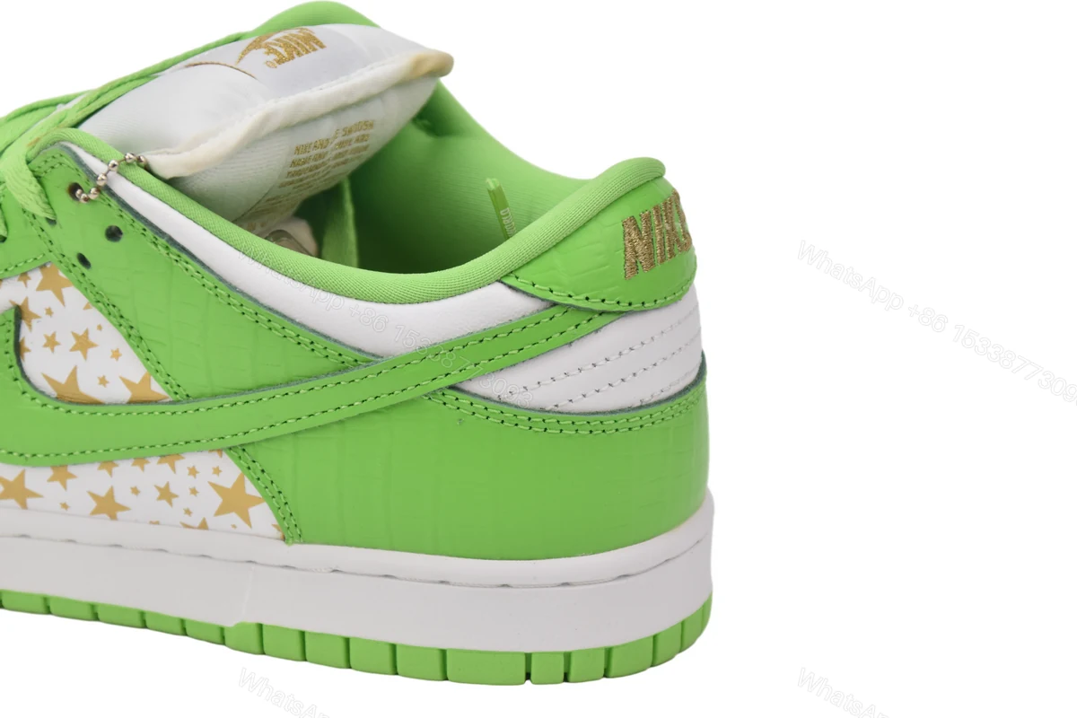 View 8 of Supreme x Nike SB Dunk Low "Green Stars” DH3228-101