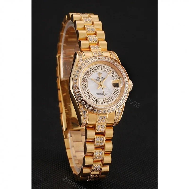 View 2 of Superclone Rolex Datejust White Dial 1453957 21 mm