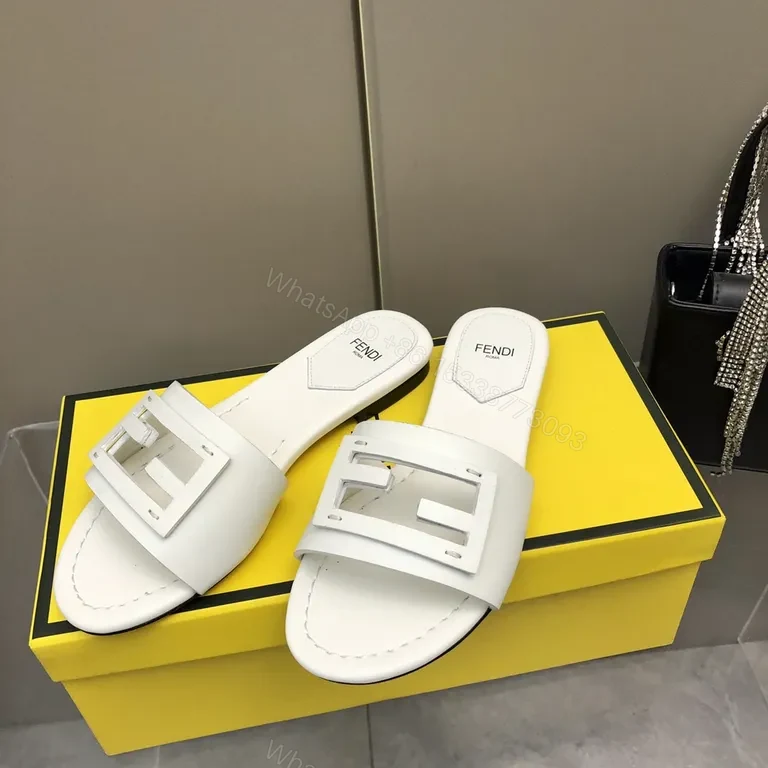 View 3 of White Leather Sliding Buckle Sandals â€“ Luxury Everyday Sandals