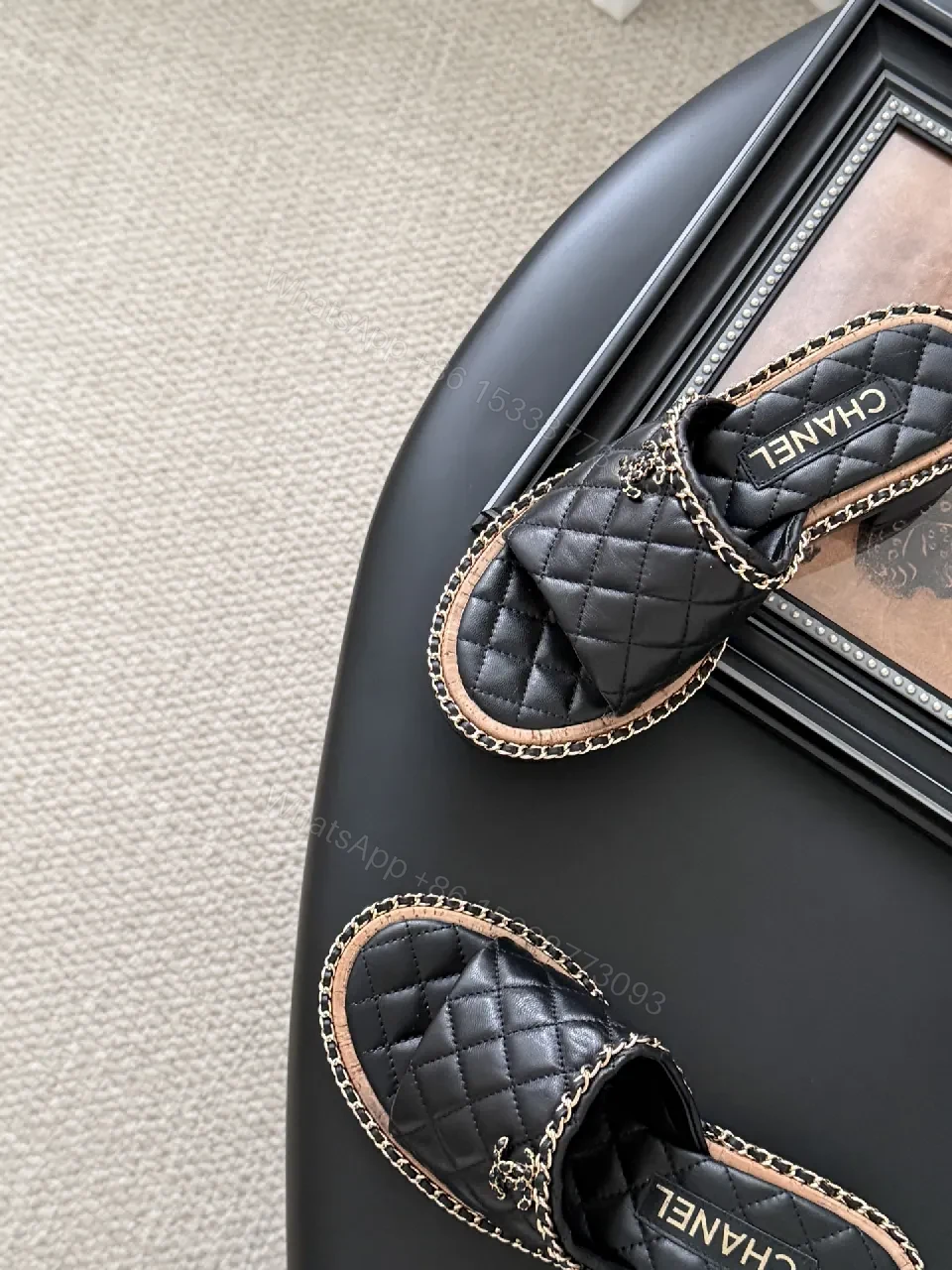 View 7 of Quilted Leather Sandals: Luxe Chanel-Style Comfort