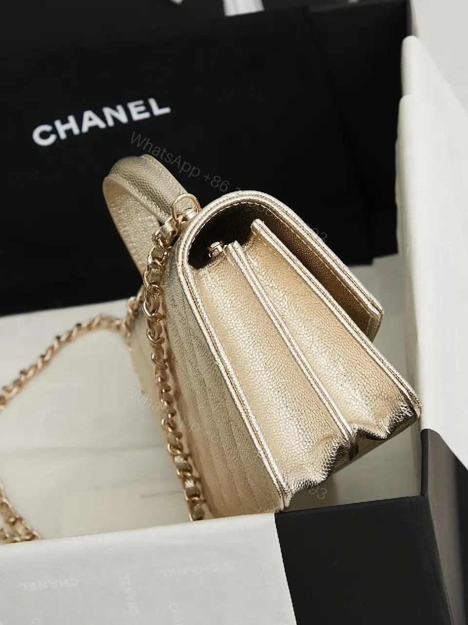 View 9 of Metallic Quilted Mini Bag: Lux Texture, Everyday Versatility