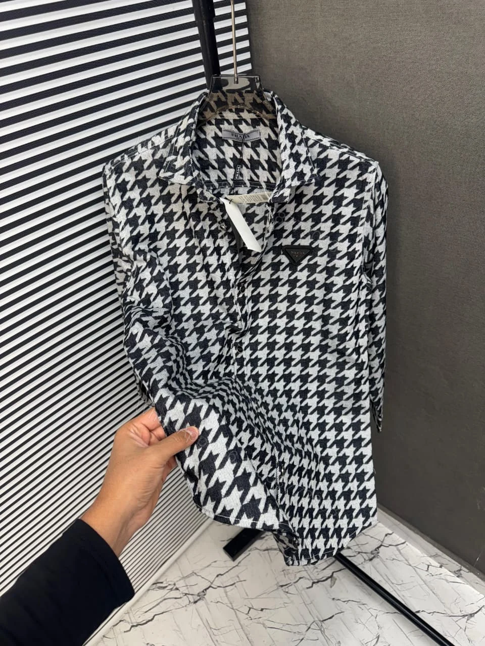 View 5 of FIRST COPY PRADA MILANO IMPORTED DENIM SHIRT