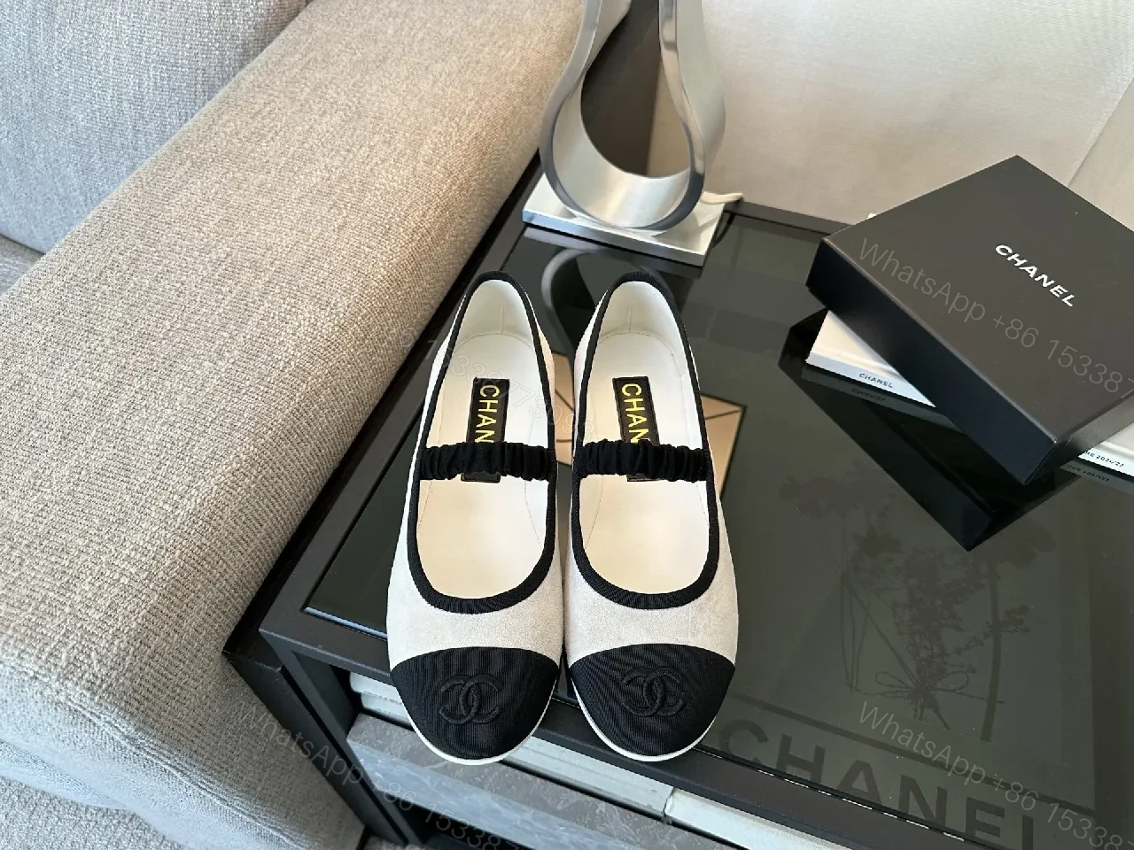 View 5 of Two-Tone Espadrille Flats: Comfortable Chic, Day-to-Night Style