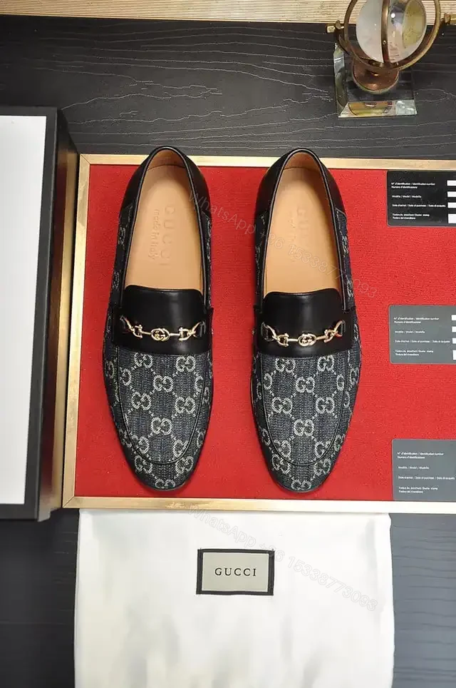 View 5 of GUCCI JORDAAN GG LOAFER IN BLUE – LDG22