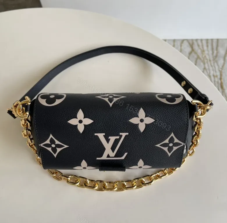 View 8 of Chic Monogram Calfskin Crossbody with Gold Chain