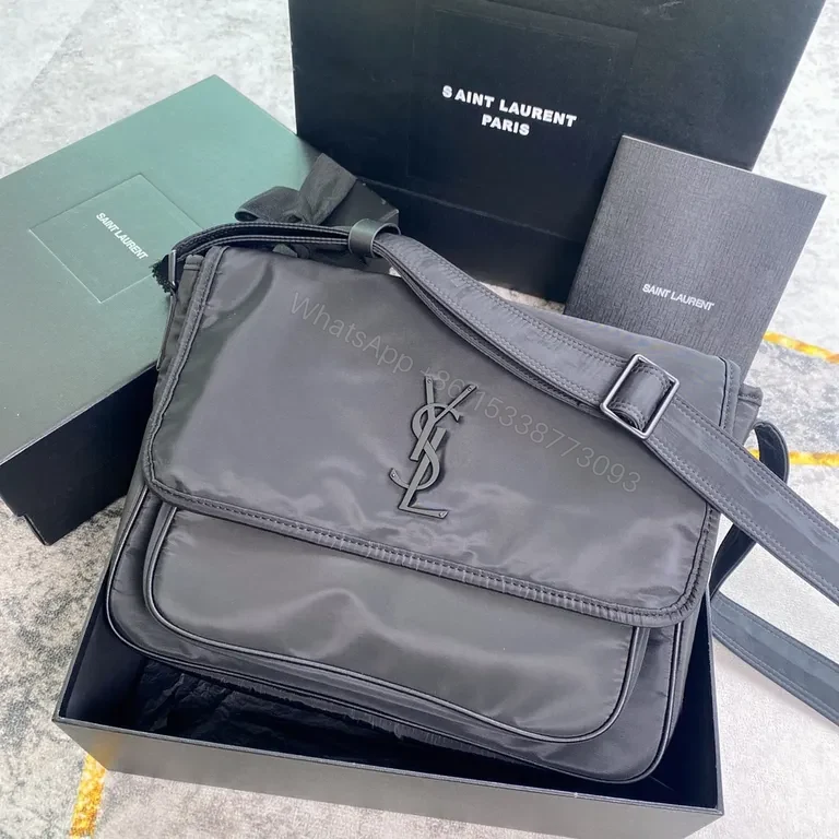 Dark Minimalist Louis-Style Messenger: Everyday Luxury Bag — view 1