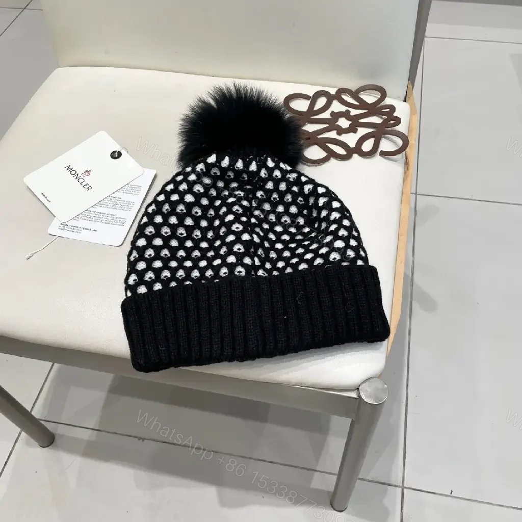View 5 of Chic Knit Beanie: Textured Warmth with Pom Pom