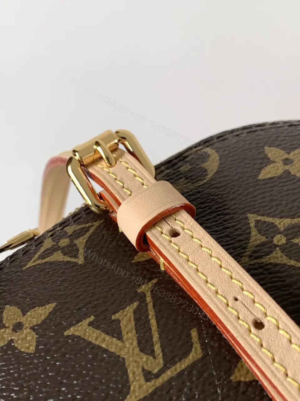 View 6 of Compact Monogram LV Handbag & Case Set – Luxury Travel Ready