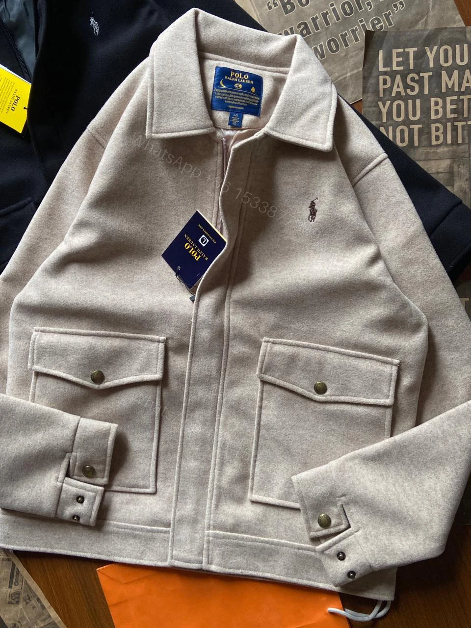 View 7 of First Copy Ralph Lauren Imported Tweed Jacket for Men