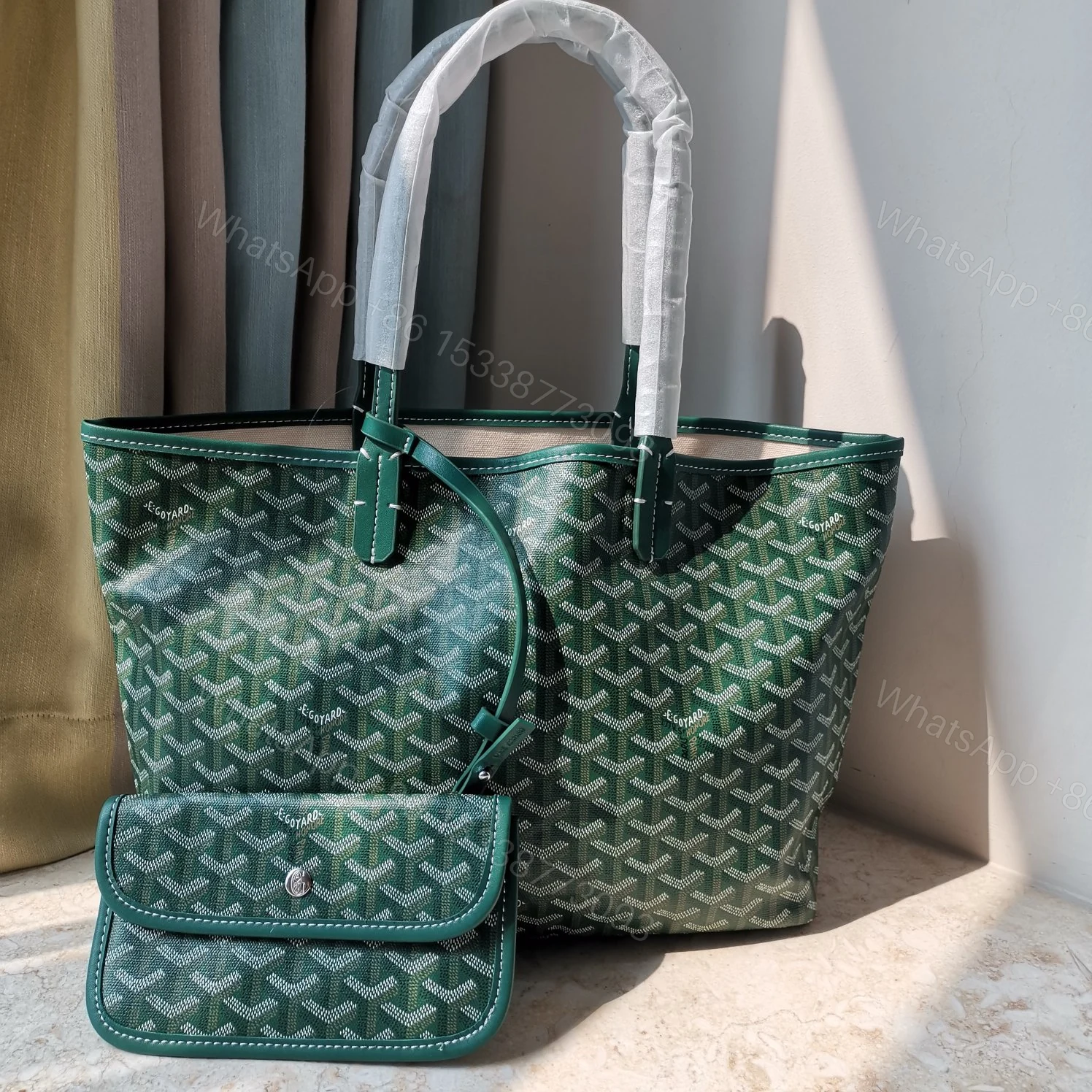 View 2 of GOYARD PARIS GREEN ISABELLE PM BAG
