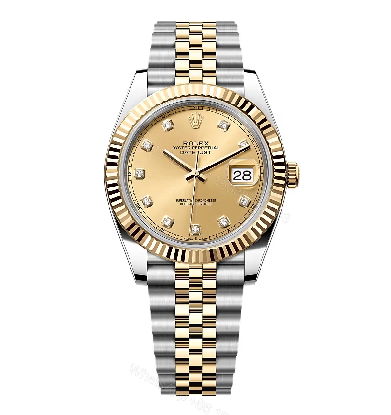 Rolex Datejust Champagne Diamond Dial 126333-0012 41 mm — view 1
